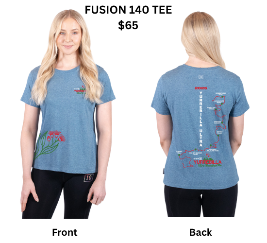 2025 Womens Fusion 140 Tee in Blue